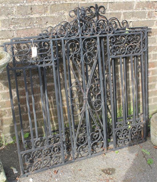 3 cast iron gates